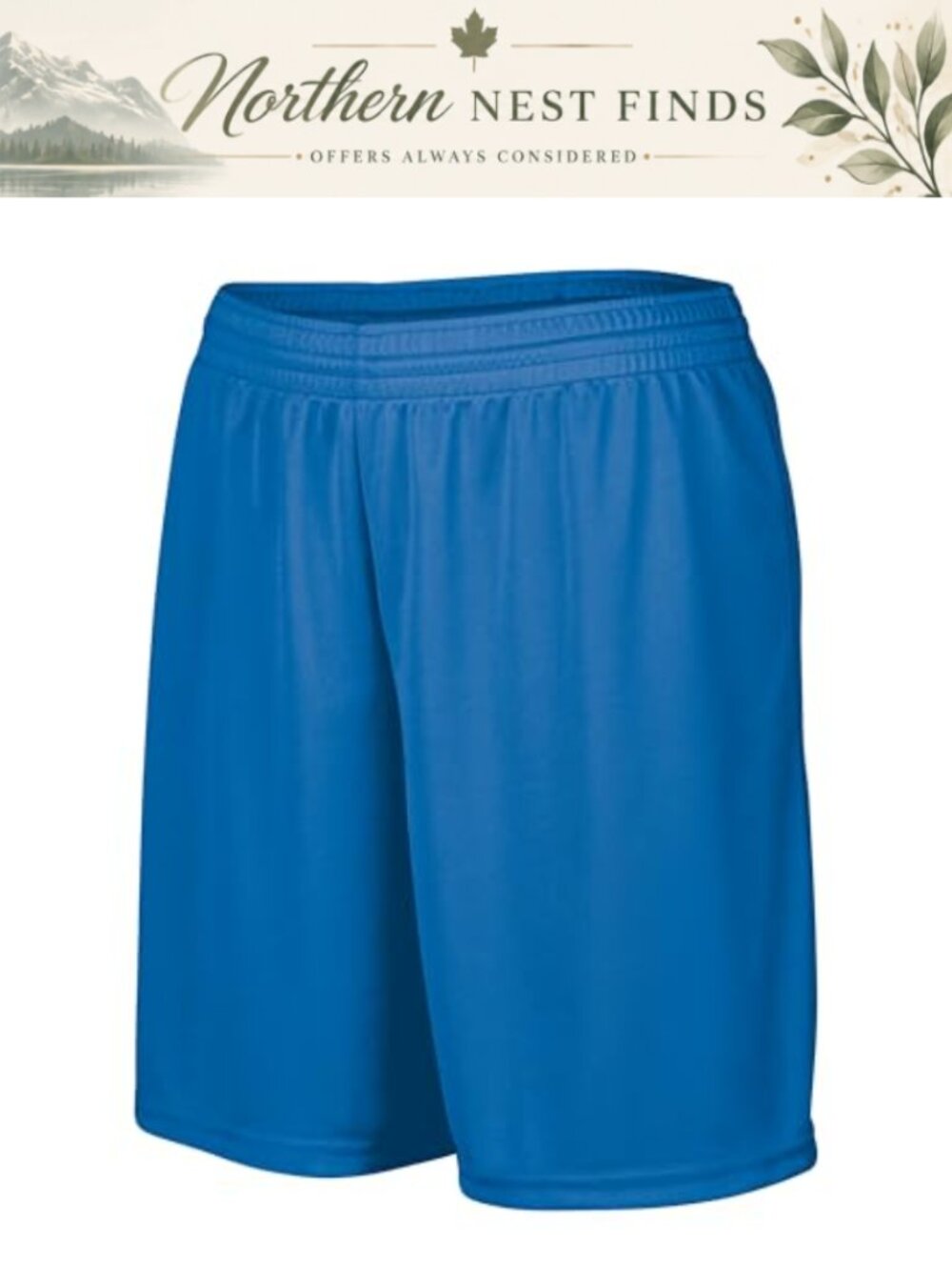 Augusta Sportswear Womens Wicking Activewear Shorts 7 Inch Inseam Relaxed Fit